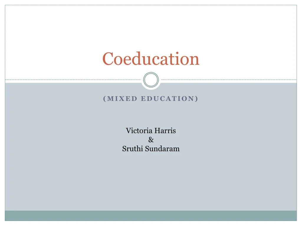 coeducation