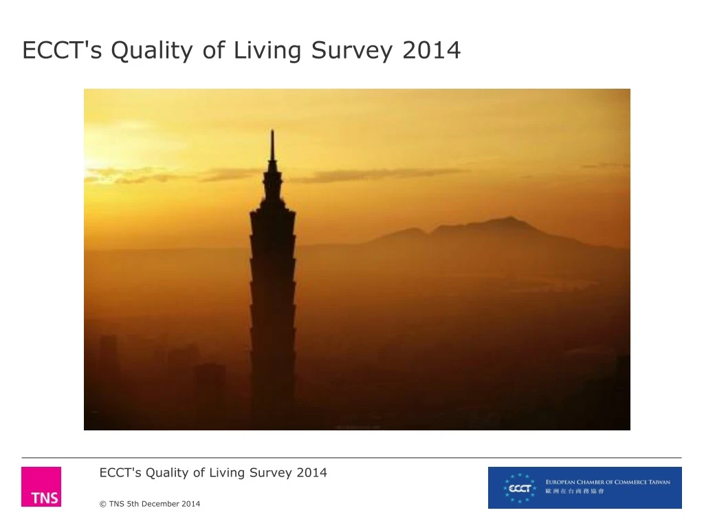 ecct s quality of living survey 2014