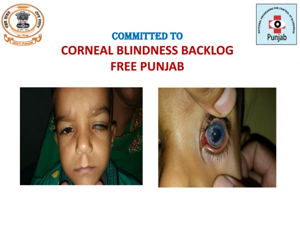 Committed To CORNEAL BLINDNESS BACKLOG FREE PUNJAB