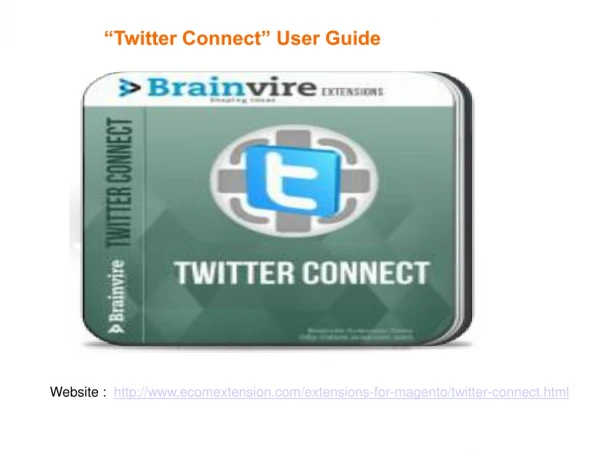 “Twitter Connect” User Guide