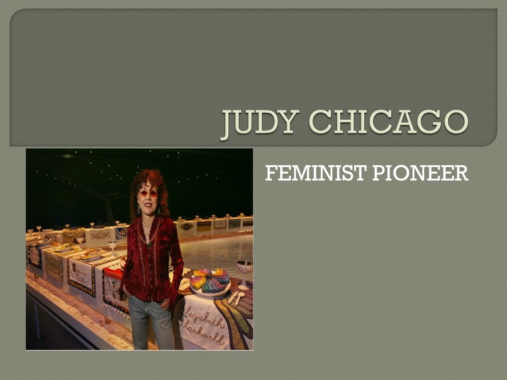 judy chicago