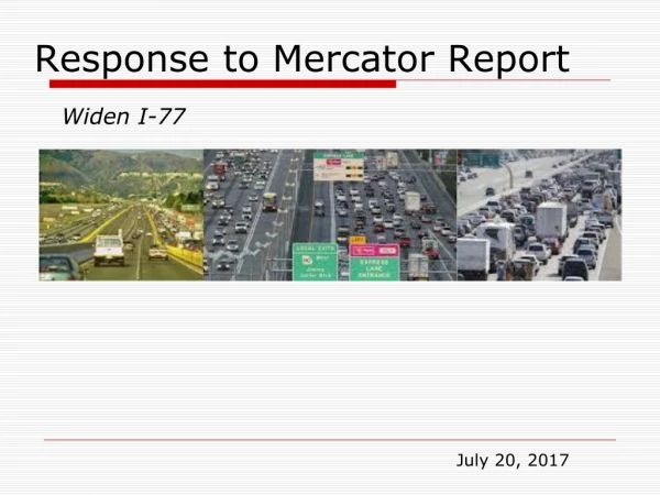 Response to Mercator Report