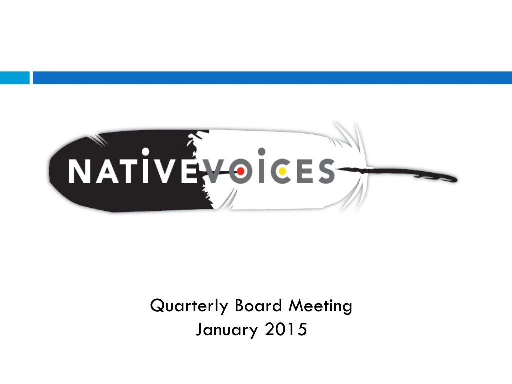 quarterly board meeting january 2015