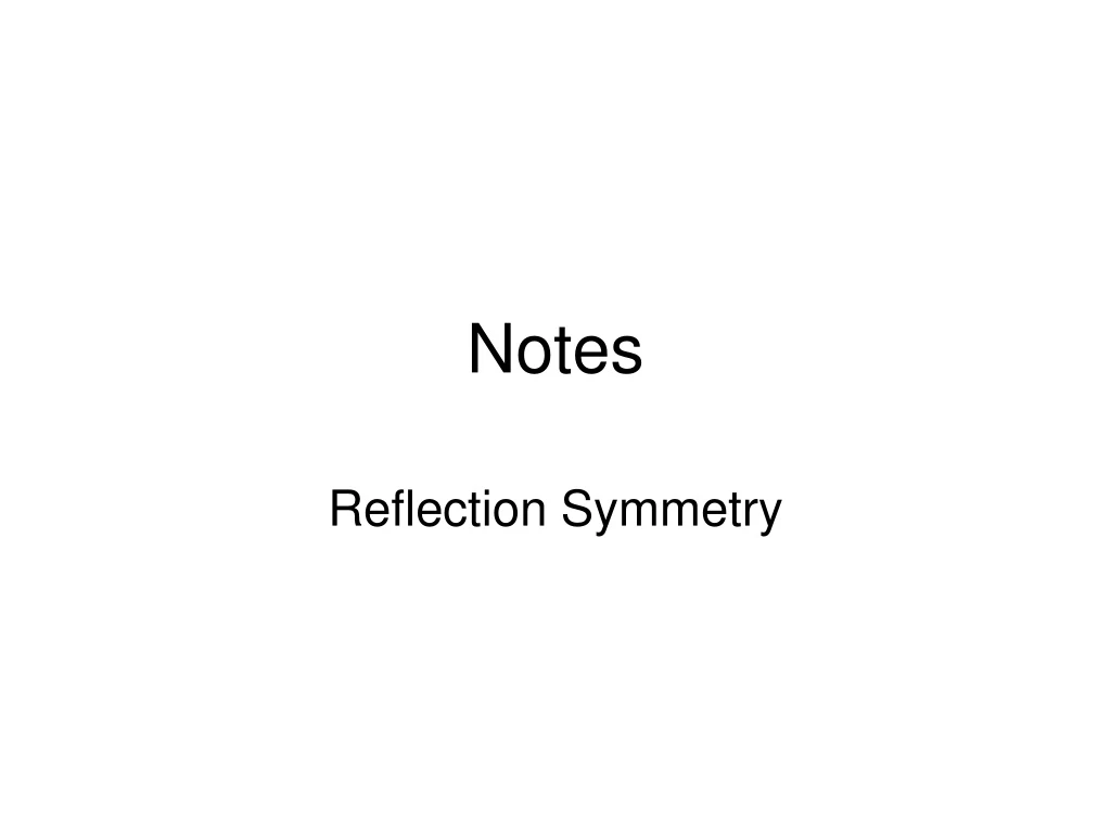 notes