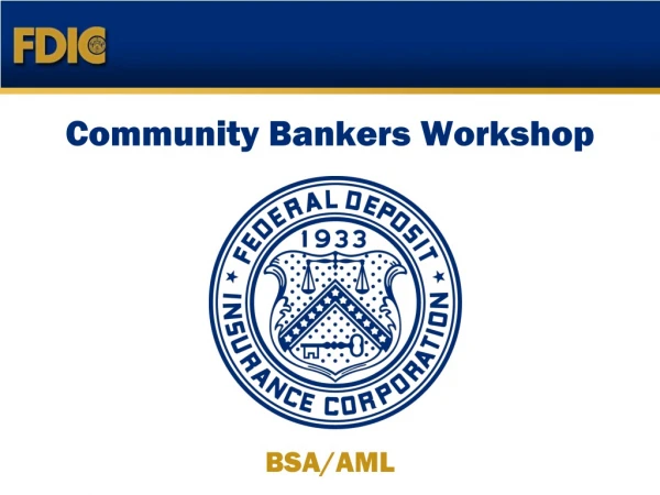 Community Bankers Workshop
