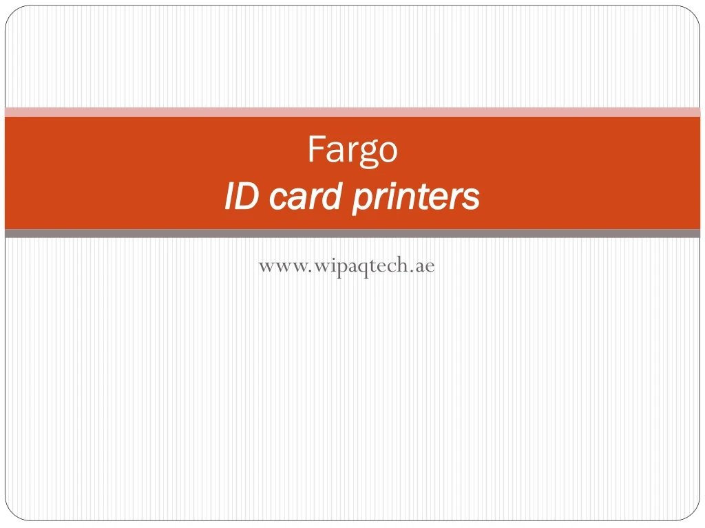 fargo id card printers