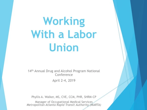 Working With a Labor Union