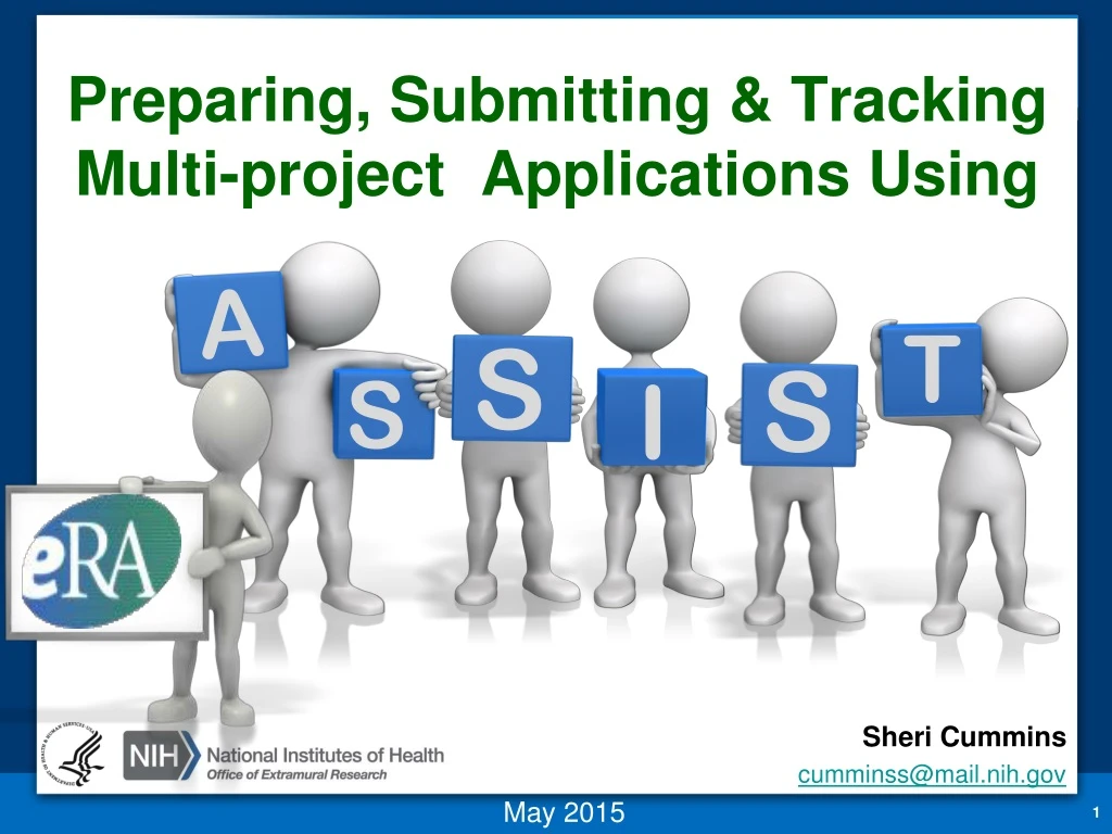 preparing submitting tracking multi project applications using