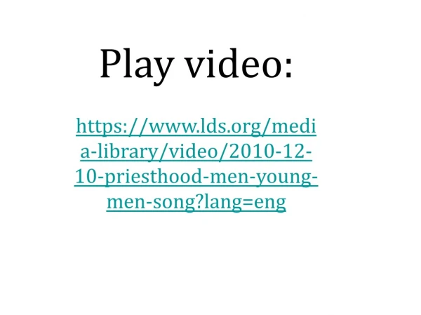 Play video: