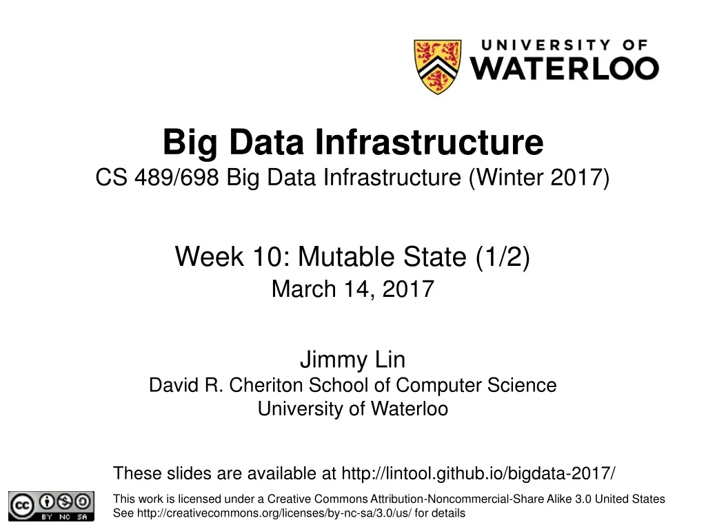 big data infrastructure