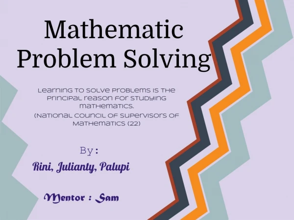 Mathematic Problem Solving