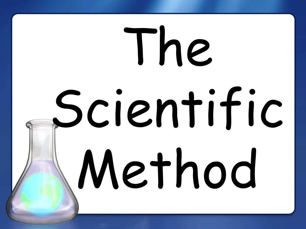 the scientific method