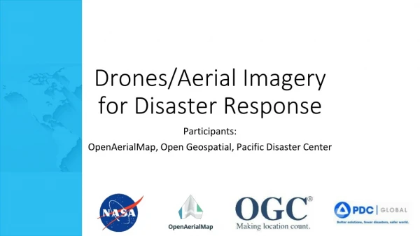 Drones/Aerial Imagery for Disaster Response