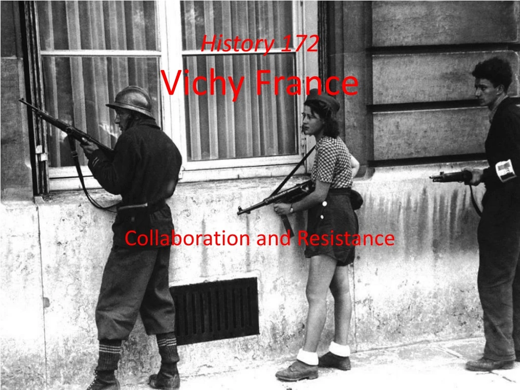 history 172 vichy france