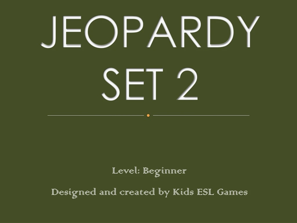 jeopardy set 2