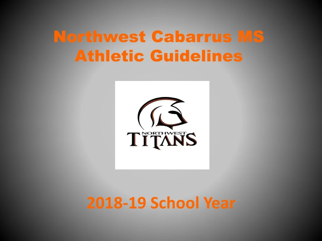 northwest cabarrus ms athletic guidelines