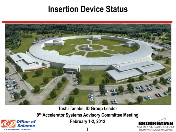 Insertion Device Status