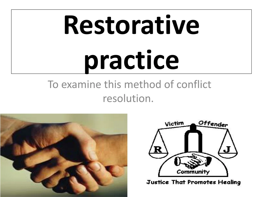 restorative practice
