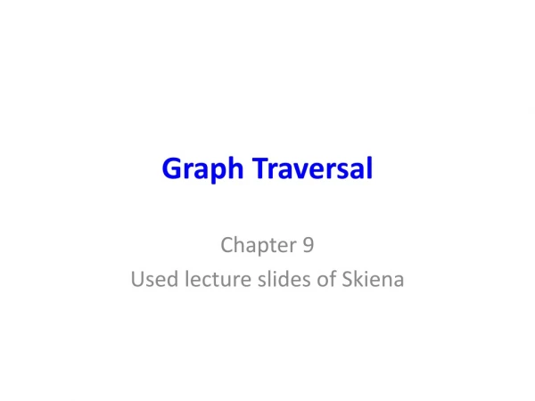 Graph Traversal