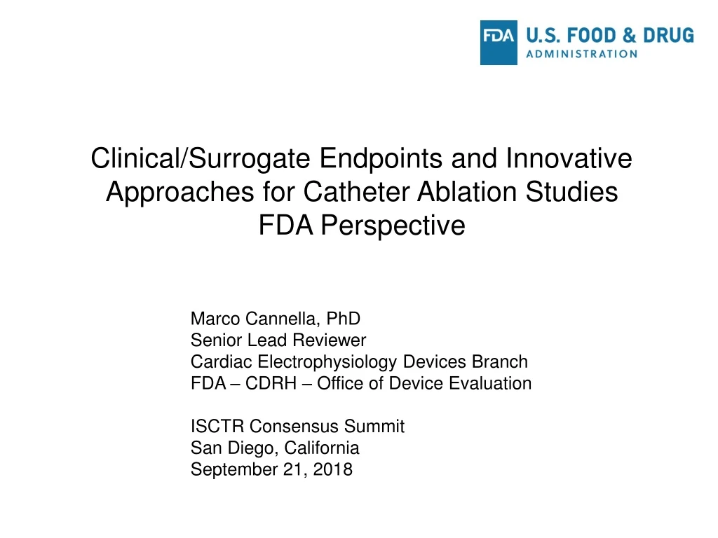 clinical surrogate endpoints and innovative