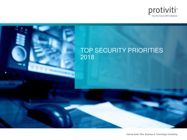 Top Security Priorities 2018