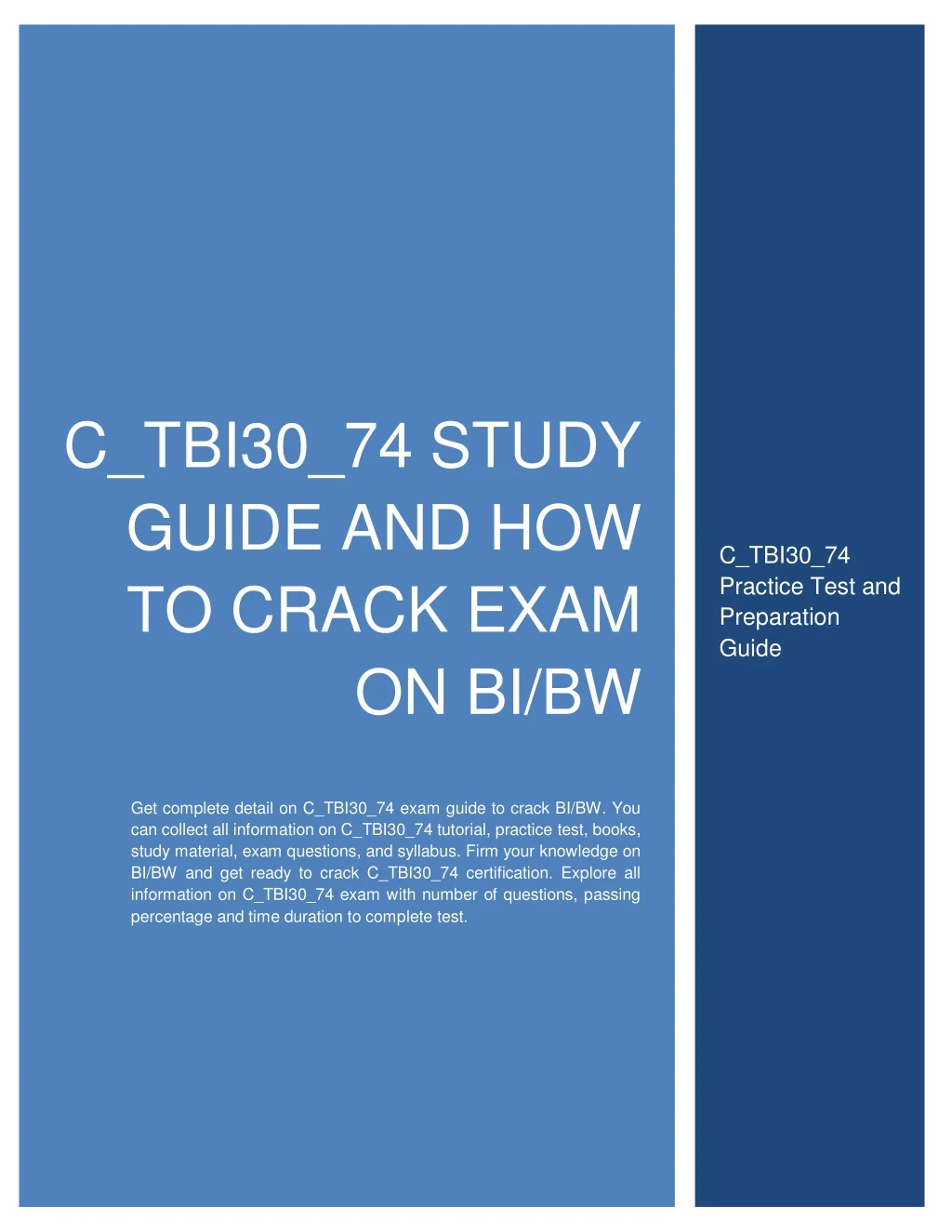 c tbi30 74 study guide and how to crack exam
