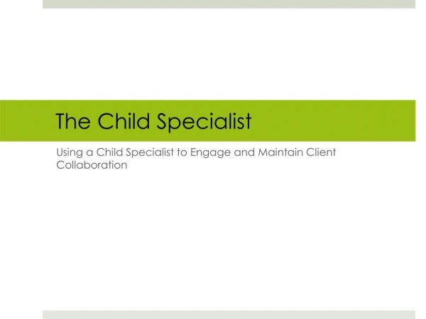 The Child Specialist