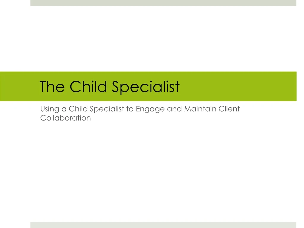 the child specialist