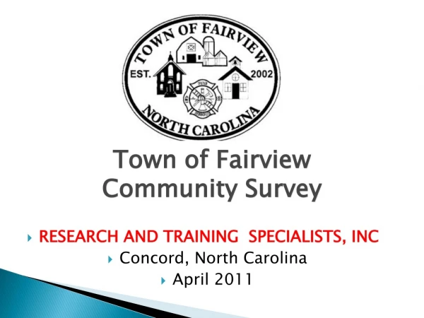 Town of Fairview Community Survey