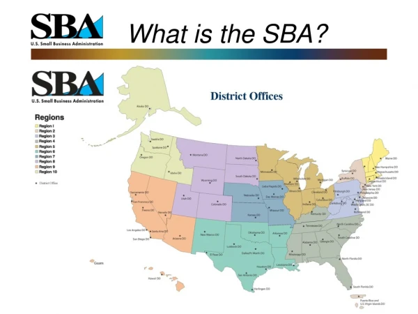 What is the SBA?