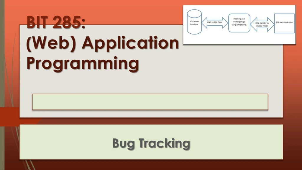 bit 285 web application programming