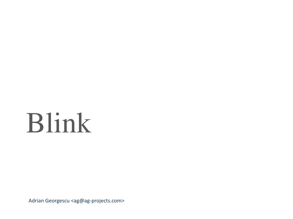 blink