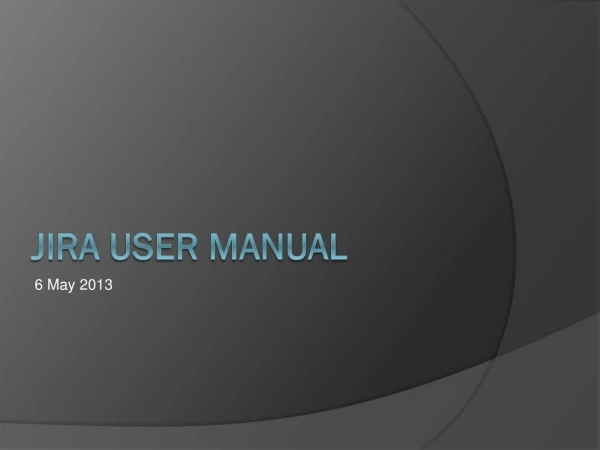 Jira User Manual
