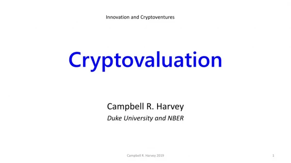 Cryptovaluation