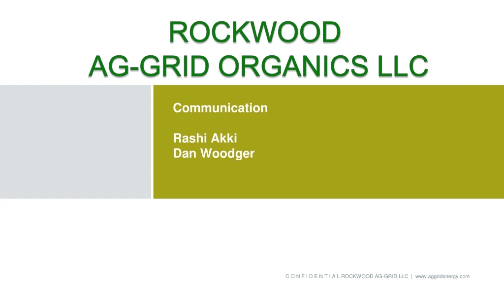 communication rashi akki dan woodger