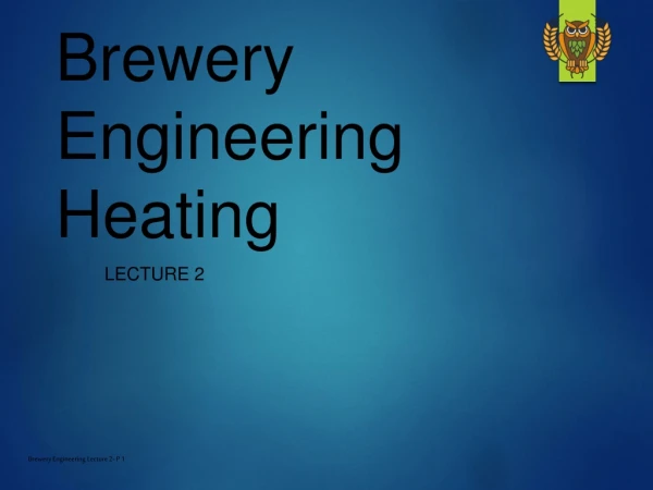 Brewery Engineering Heating