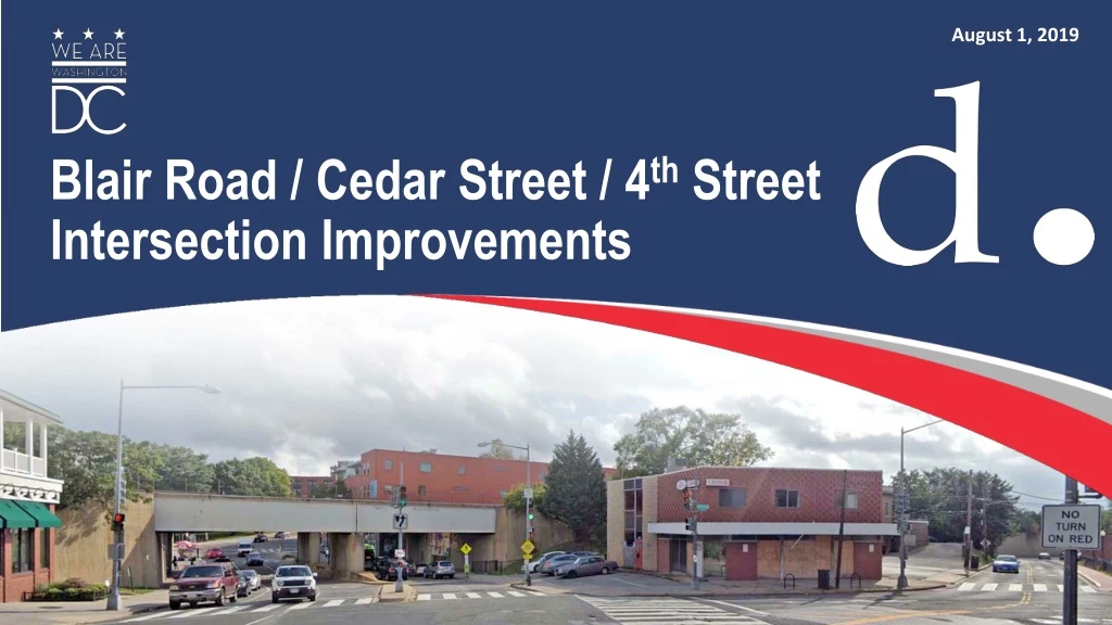 blair road cedar street 4 th street intersection improvements