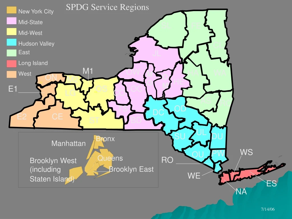 spdg service regions