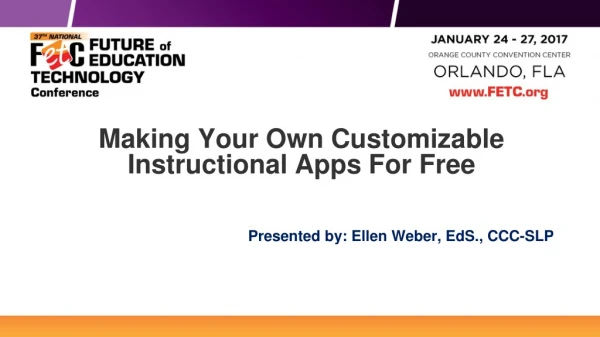 Making Your Own Customizable Instructional Apps For Free