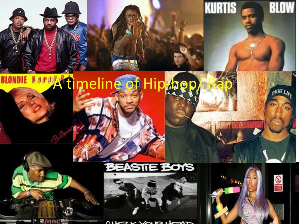 a time line of hip hop rap