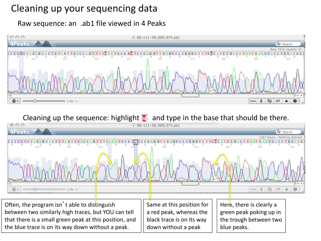 cleaning up your sequencing data