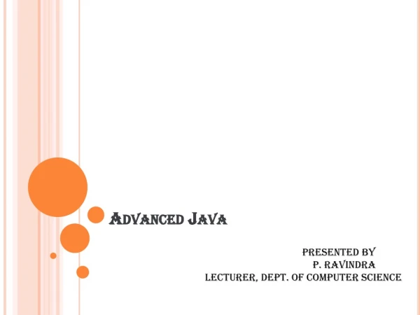 Advanced Java