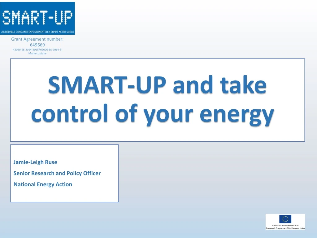 smart up and take control of your energy