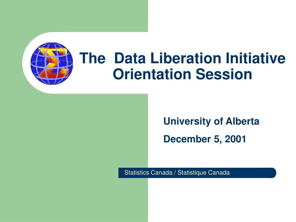 the data liberation initiative orientation session