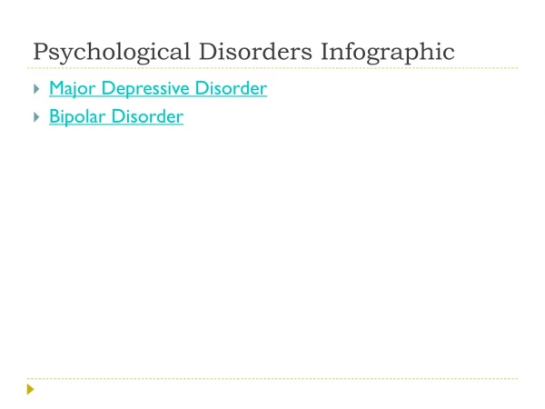 Psychological Disorders Infographic