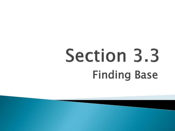 Section 3.3