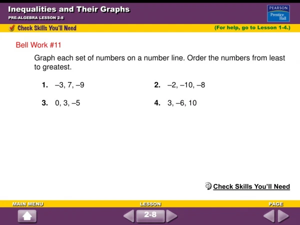 Inequalities and Their Graphs