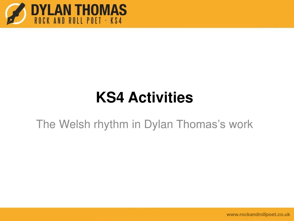 ks4 activities