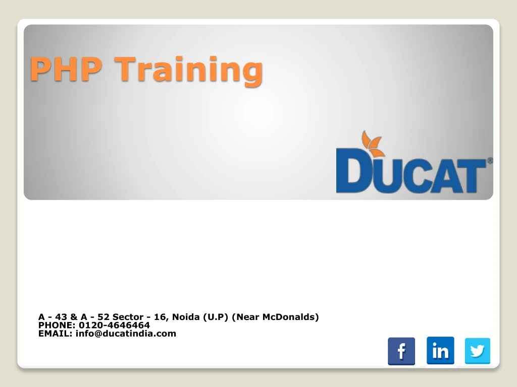 php training