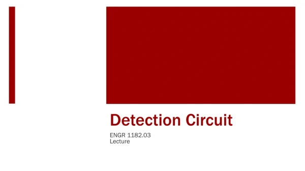 Detection Circuit